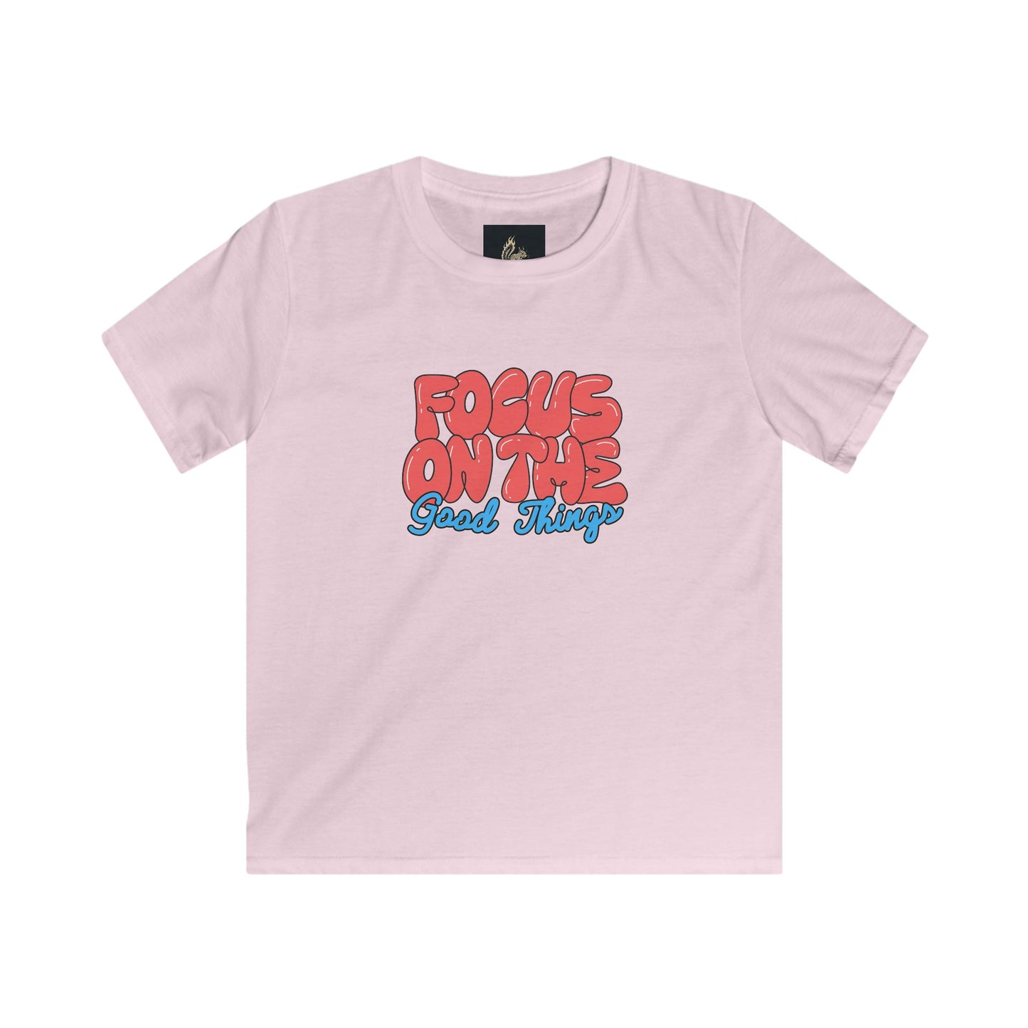 FOCUS ON THE GOOD THINGS - KID'S T-SHIRT - PINK